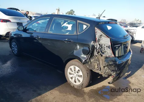 2017 Hyundai Accent Se z USA, uszkodzony, nr VIN KMHCT5AE1HU326109